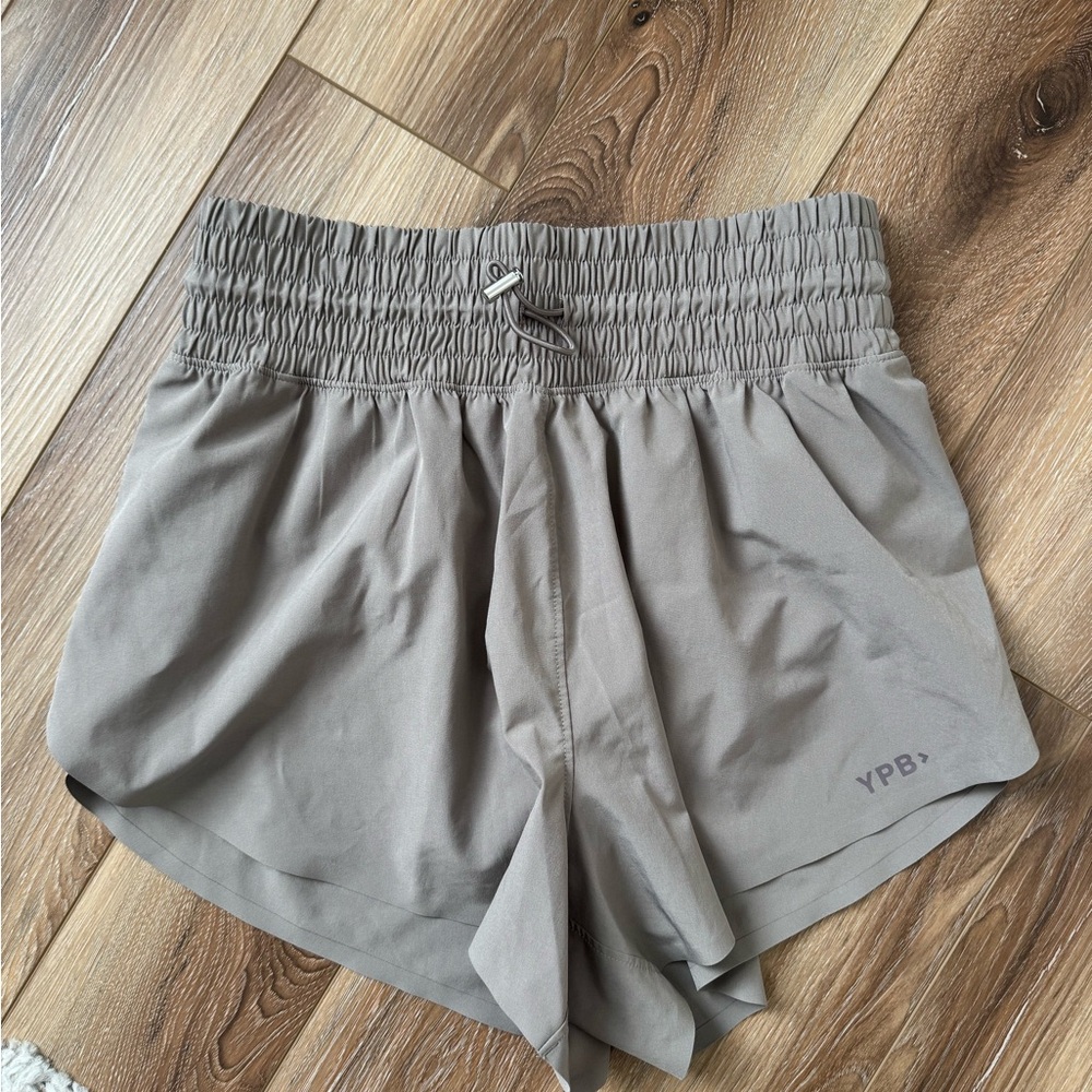 YPB Women's Athletic Shorts in Taupe